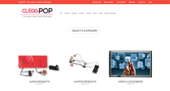Desktop Screenshot of cleggpop.com