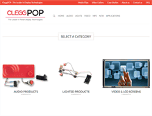 Tablet Screenshot of cleggpop.com